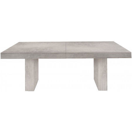 2273  Extending table, white, cement grey, or durmast veneered top