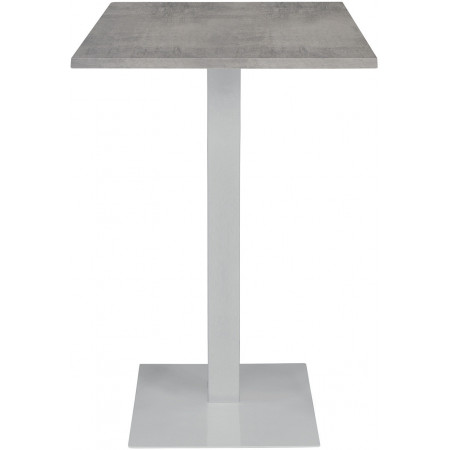 2302  Base alta per tavolo in acciaio grigio antracite, bianco, ruggine, piano a scelta cliente