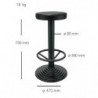 492  H80 black or others colours stool