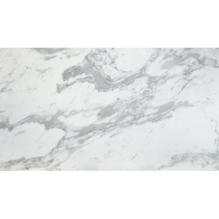 2306  Tavolo con base in metallo finitura bronzo e piano in ceramica effetto marmo bianco