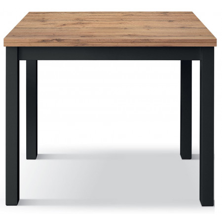 2343  Tavolo a libro o allungabile con base in faggio e piano in rovere