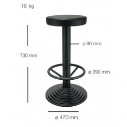 492B  H80 black or others colours stool