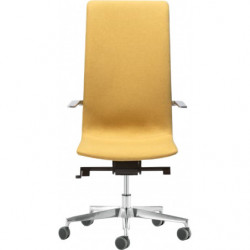 644 High or low version Kaila office chair, upholstered with fabric to choice