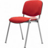 509 Stackable chair, plastic or upholstered seat with fabrics to choice
