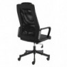 622  Office chair mod. Comfort, black fabric and netting upholstered seat