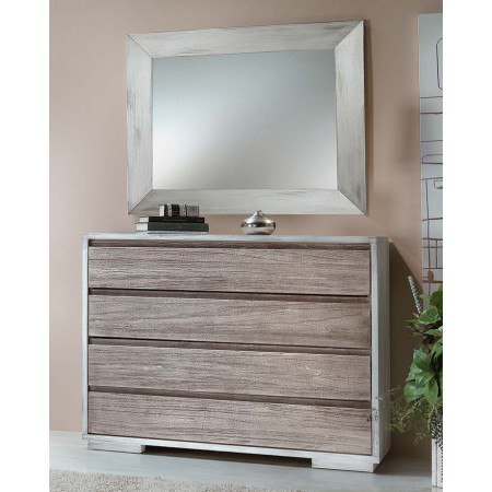 2423  Raw or finished 4 drawers wooden dresser, finishes to customer choice
