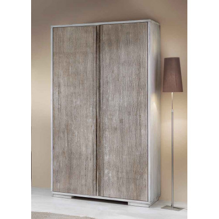 2430  Raw or finished wooden 2 doors wardrobe, finishes to choice