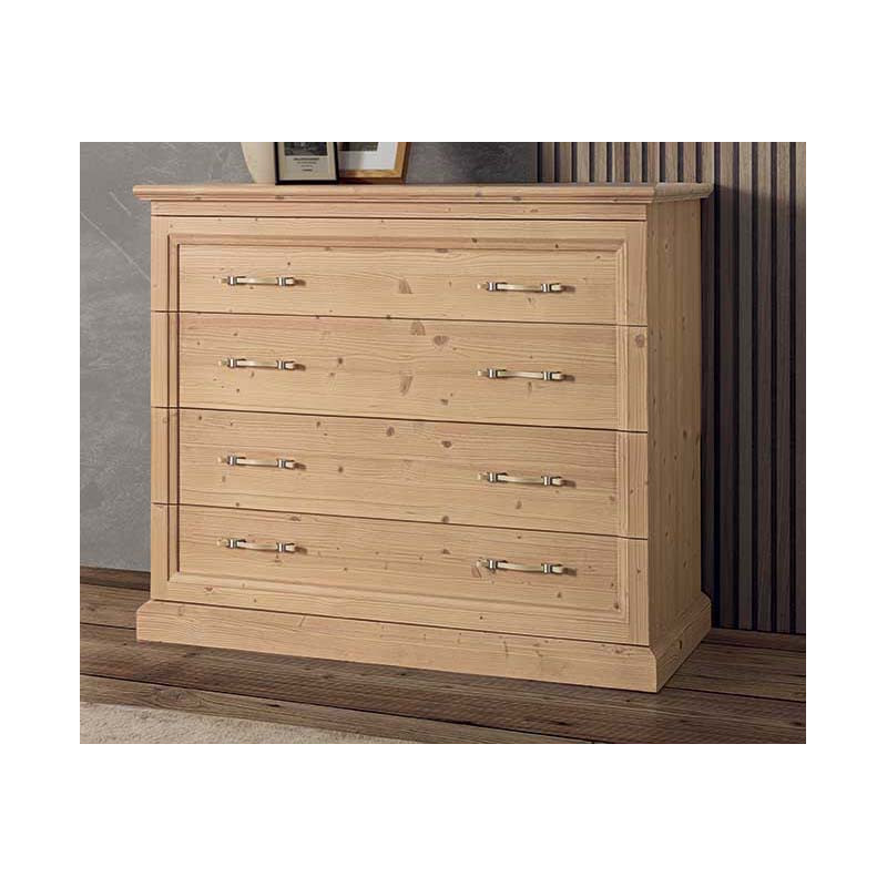 2489  Raw or finished 4 drawers dresser, finishes to customer choice