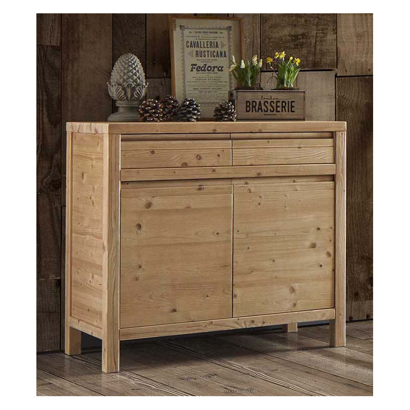 2518  Mobile credenza in legno grezzo o finito, finiture a scelta cliente