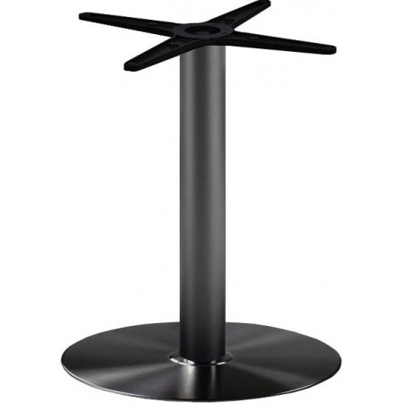 2520  Stainless or black steel table base, top to customer choice