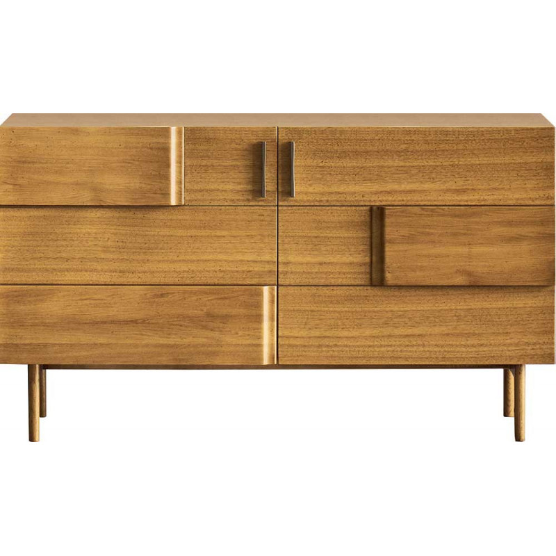 2522  Raw or finished wooden 2 doors sideboard furniture, finishes to customer choice