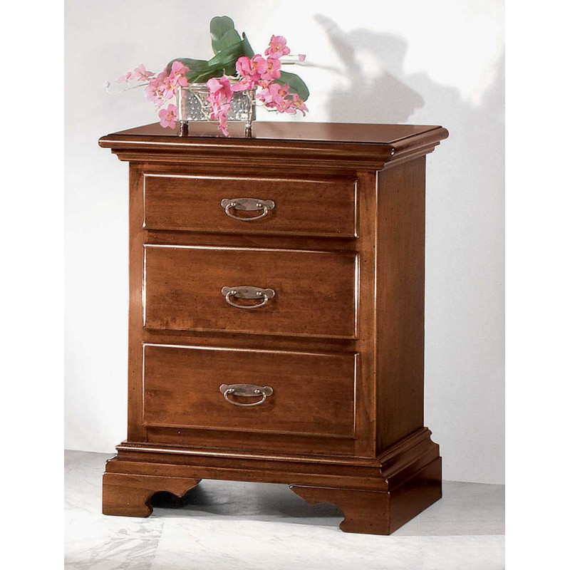 2528  Raw or finished 3 drawers night stand, finishes to customer choice