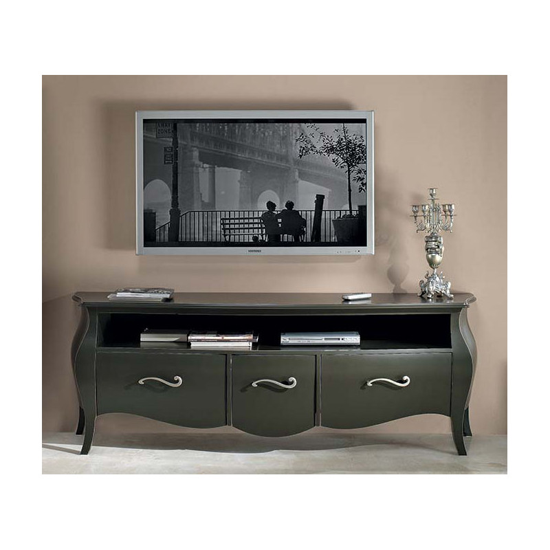 2558 Mobile credenza - porta TV in legno grezzo o finito, finiture a scelta cliente