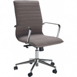 668  Genesis office chair high or low version, upholstered with fabrics to choice