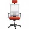 785  High or low version Passion office chair, upholstered seat, fabrics to choice
