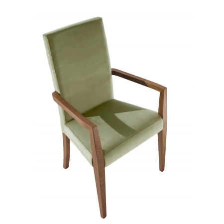 005H/B  Raw or finished bech wood high or low chair, finishes to choice