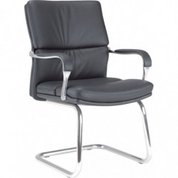 786V  Moby sedia attesa - visitatore tappezzata con tessuti a scelta
