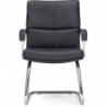786V  Moby waiting - visitors chair, upholstering with fabrics to choice