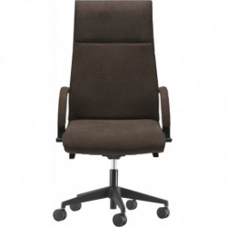 790  Croma sedia ufficio alta o bassa, tappezzata con tessuti a scelta