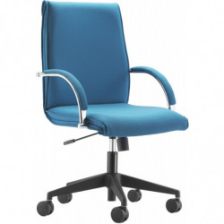 790  High or low version Croma office chair, upholstering with fabrics to choice