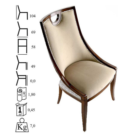 050  Raw or finished beech wood chair, finishes to choice