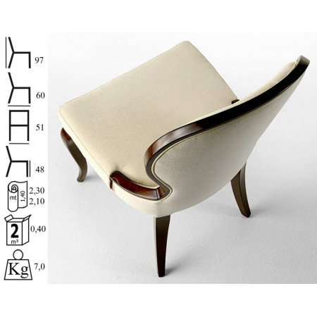 056  Raw or finished beech wood chair, finishes to choice