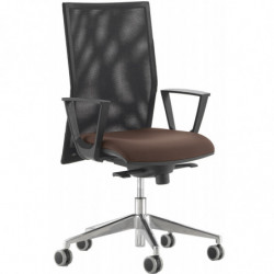 791  New Net sedia ufficio versione alta o bassa, tappezzata con tessuti a scelta