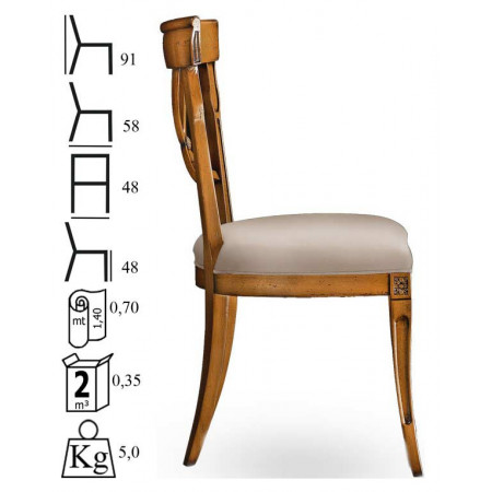 060  Raw or finished beech wood chair, finishes to choice