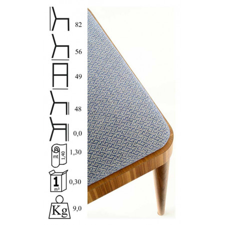 061  Raw or finished beech wood chair, finishes to choice