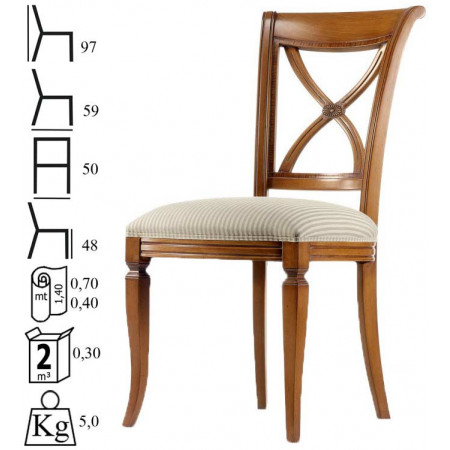 063  Raw or finished beech wood chair, finishes to choice