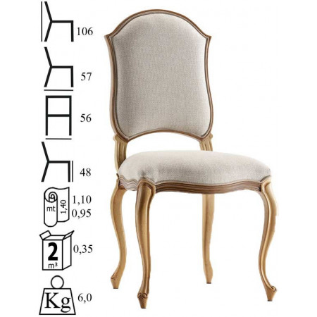 070  Raw or finished beech wood chair, finishes to choice