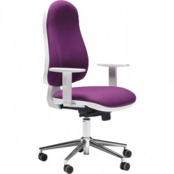 796B  Logika White office chair, upholstering with fabrics to choice