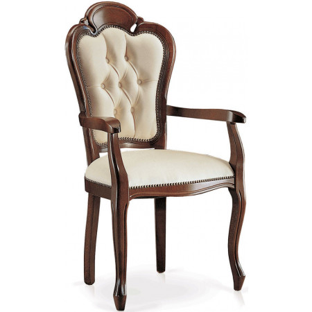 081/C  Raw or finished beech wood armchair, finishes to choice