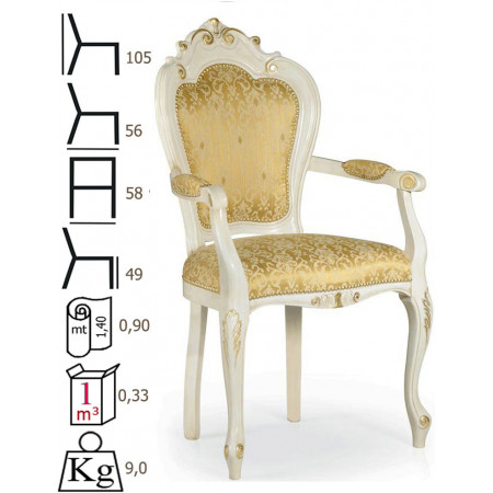 082/C  Raw or finished beech wood armchair, finishes to choice