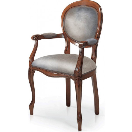 085/C  Raw or finished beech wood armchair, finishes to choice