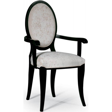 086/C  Raw or finished beech wood armchair, finishes to choice