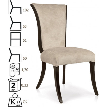 088  Raw or finished beech wood chair, finishes to choice