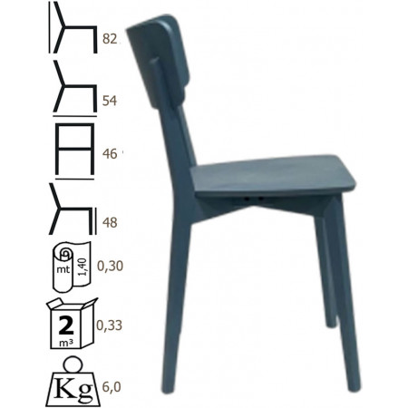 095  Raw or finished beech wood chair, finishes to choice