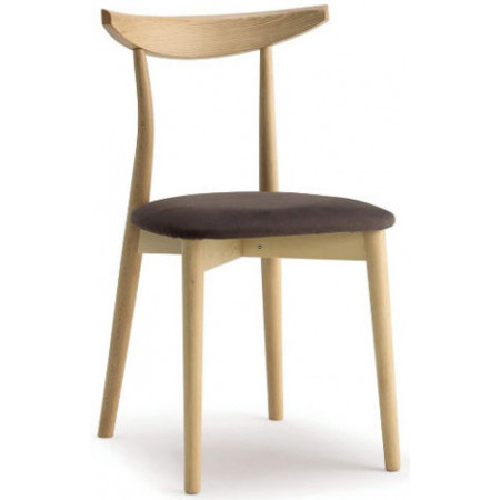 099  Raw or finished beech wood chair, finishes to choice