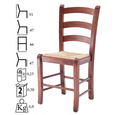 126  Raw or finished beech or ash wood chair, finishes to choice