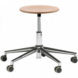 801SB  Worky low stool, gas lift height adjustment seat
