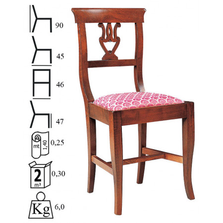 140  Raw or finished beech wood chair, finishes to choice