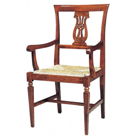 148/C  Raw or finished beech wood armchair, finishes to choice