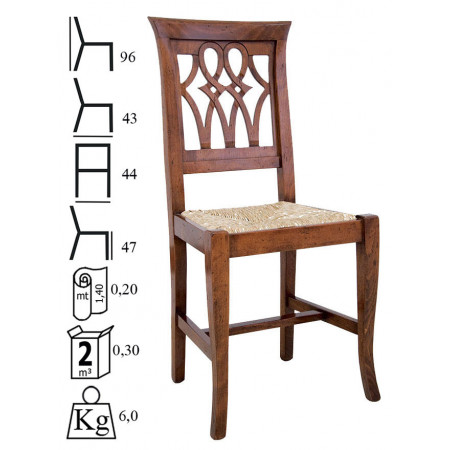 149  Raw or finished beech wood chair, finishes to choice