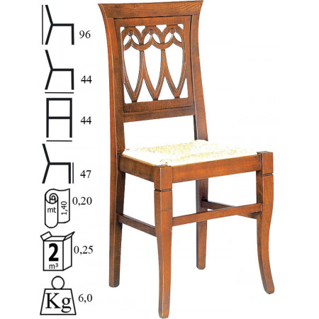 153  Raw or finished beech wood chair, finishes to choice