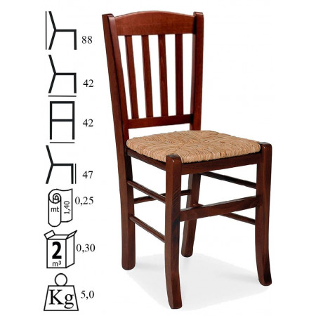 162  Raw or finished beech wood chair, finishes to choice