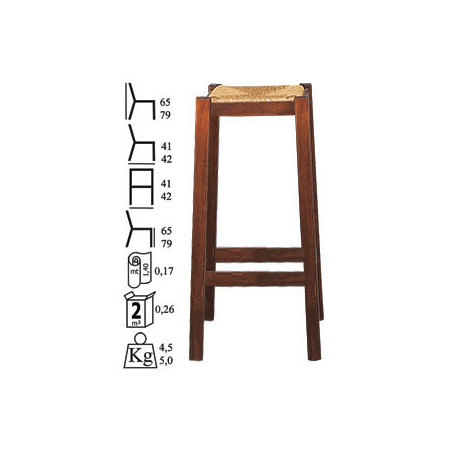 177  Raw or finished beech wood stool, finishes to choice
