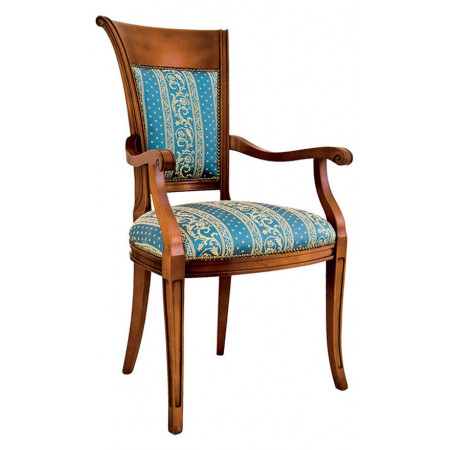 198/C  Raw or finished beech wood armchair, finishes to choice
