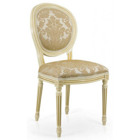 413/O  Raw or finished beech wood Oval chair, finishes to choice