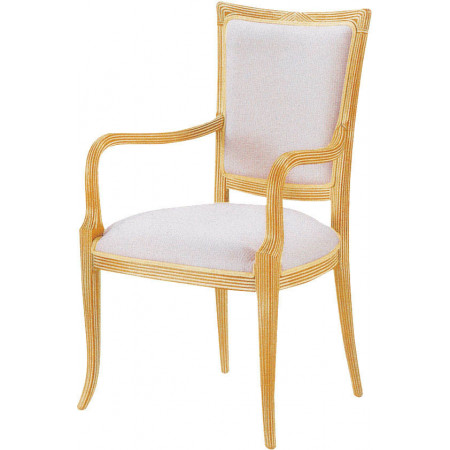 416/C  Raw or finished bech wood armchair, finishes to choice